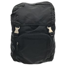PRADA Nylon backpack rucksack Black