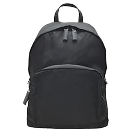 Prada-PRADA Backpack / Nylon / BLK-Black