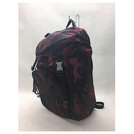 Prada-PRADA / Nylon / BRD / Camouflage / Backpack Tessuto-Other