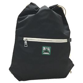 PRADA Test / Rucksack / Knapsack / Rucksack / Nylon / BLK Black