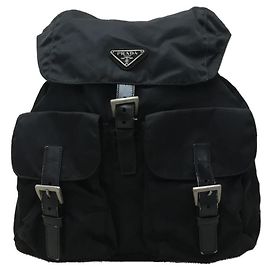 PRADA Backpack / Nylon / BLK Black