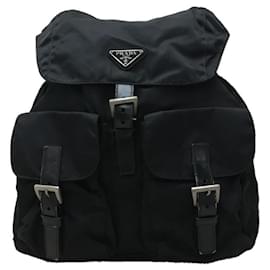 Prada-PRADA Backpack / Nylon / BLK-Black