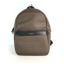 MICHAEL KORS Grayson / Backpack / Leather / BRW / Total Pattern Brown