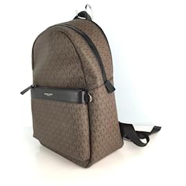 Michael Kors-MICHAEL KORS Grayson / Backpack / Leather / BRW / Total Pattern-Brown