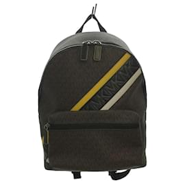 Michael Kors-MICHAEL KORS Backpack / PVC / BRW / Total pattern / COOPER-Brown