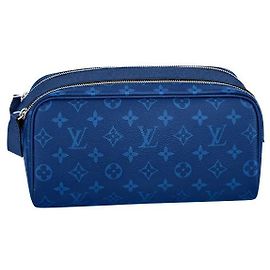 Louis Vuitton LV Dopp bolsa de toalete azul Azul