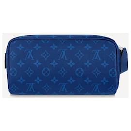 Louis Vuitton-LV Dopp Toilettentasche blau-Blau