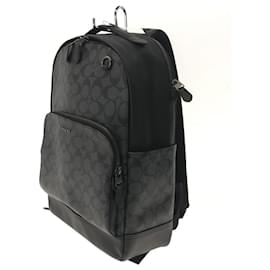 Coach-COACH Backpack / PVC / BLK / Total pattern-Black