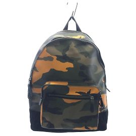 COACH Tangerine / Backpack / PVC / Multicolor / Camouflage Multiple colors