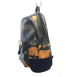 Coach-COACH Tangerine / Backpack / PVC / Multicolor / Camouflage-Multiple colors