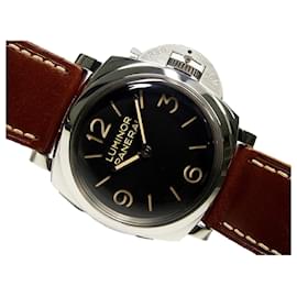 Panerai-PANERAI Luminor1950 3 DAY'S 47 MM hand-wound PAM00372 Mens-Black