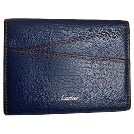 Cartier Purses, wallets, cases Blue