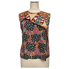 Pinko Viscose Top Multicolore Multiple colors