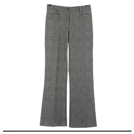 Dolce & Gabbana Grey Wool Pants Grey