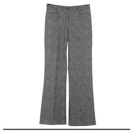 Dolce & Gabbana-Pantaloni, ghette-Grigio