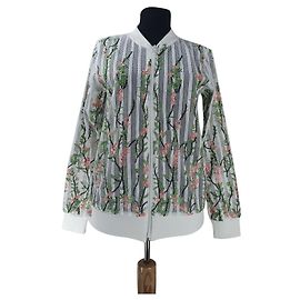 Veste à fleurs Anne Fontaine Taille 38 Multicolore