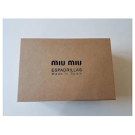 Miu Miu-Espadrillas Miu Miu-Bianco