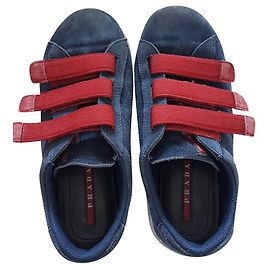 Baskets Prada non. 31 Bleu Marine