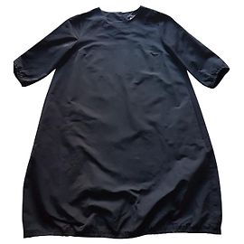 Vestido Max Mara azul de algodão e poliéster Azul escuro