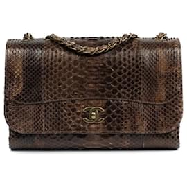 Chanel-Classic Timeless-Dark brown