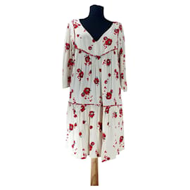 Robe fleurie Blabe Ba&Sh en viscose Multicolore