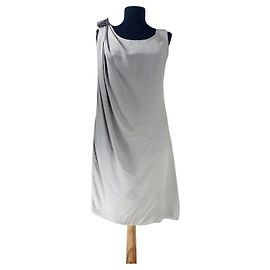Vestido cinza Day Birger & Mikkelsen de nylon e rayon Cinza
