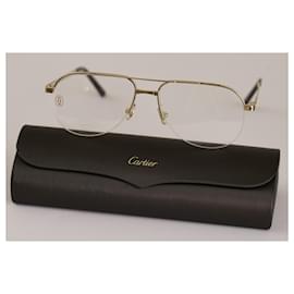 Cartier-PILOTO DE ÓCULOS CARTIER PARA HOMENS REF T8100929-Dourado