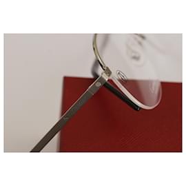 Cartier-PILOTO DE ÓCULOS CARTIER PARA HOMENS REF T8100932-Prata