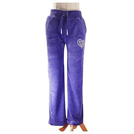 Ganni-Pants, leggings-Purple