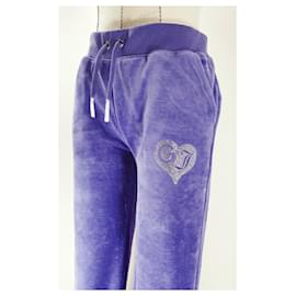 Ganni-Pantalones, polainas-Púrpura