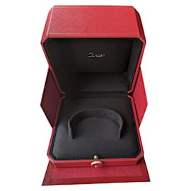 Cartier-Cartier Stiff bracelet bangle cuff lined box Love JUC paper bag-Red