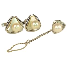 Autre Marque-Jewelry for men - Cufflinks and button-Silvery