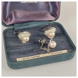 Autre Marque-Jewelry for men - Cufflinks and button-Silvery