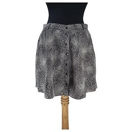 Saia de seda Club Monaco Multicor