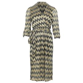 Alice + Olivia Katina Wrap-Effect Tulle Midi Dress in Gold Polyester Golden