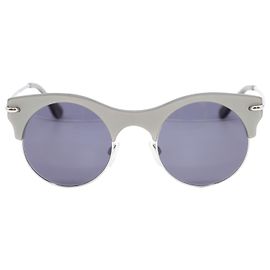 Gafas de sol Roland Mouret de plástico plateado Plata Metálico