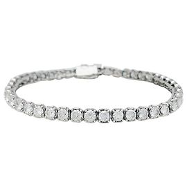 inconnue Pulsera de diamantes en oro blanco.. Otro