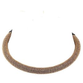 Brunello Cucinelli choker necklace in copper-tone Precious beads Metallic