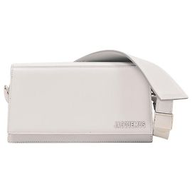 Jacquemus Le Bambino Homme in Grey Leather Grey