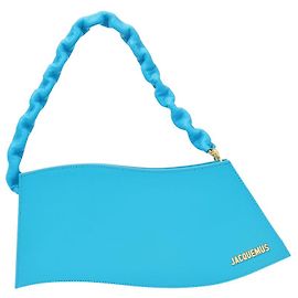 Jacquemus La Vague Bag in Blue Leather Blue