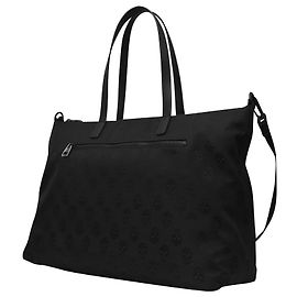 Alexander Mcqueen Borsa shopper con cerniera in tela nera Nero