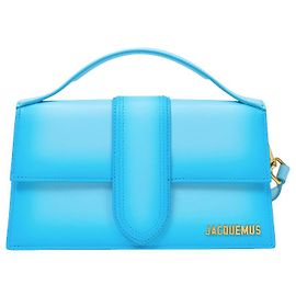 Jacquemus Le Grand Bambino Bag in Blue Leather Blue