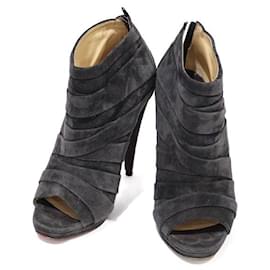 Christian Louboutin-Ankle Boots-Grey