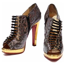 Christian Louboutin-Ankle Boots-Leopard print