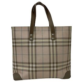 Bolsa tote Burberry Nova rosa de tecido Multicor