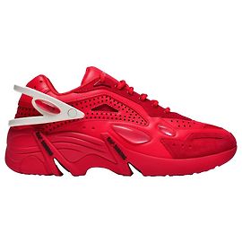 Raf Simons Cylon 21 Baskets in Red Microfiber Red