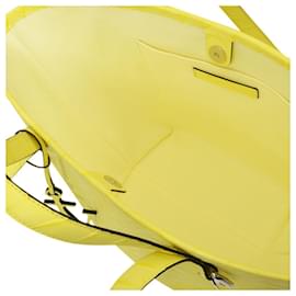 JW Anderson-lined Handle Belt Tote in Yellow Leather-Yellow