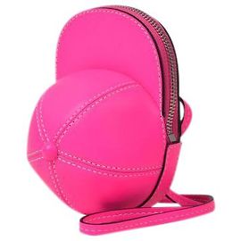 JW Anderson Borsa Nano Cap in Pelle Rosa Rosa