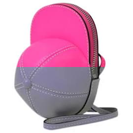 JW Anderson-Nano Cap Bag in Pink Leather-Pink