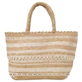 Vanessa Bruno panier 003 Ecru Tasche Fleisch
